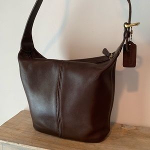 Vintage Coach Purse - Mini Bucket Hobo